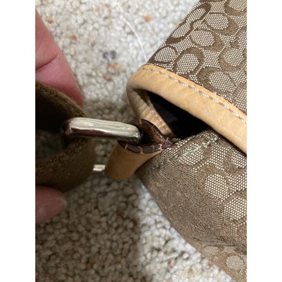 COACH F77004 CANVAS SIGNATURE LARGE CROSSBODY BAG(ASIS) - Picture 16 of 16